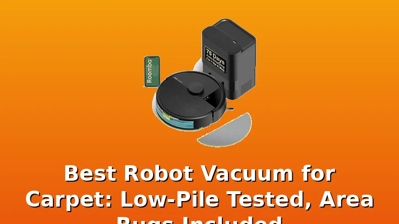 Best Robot Vacuum for Carpet: Low-Pile Tested, Area Rugs Included - Sweep Dock review with measurements and honest opinion