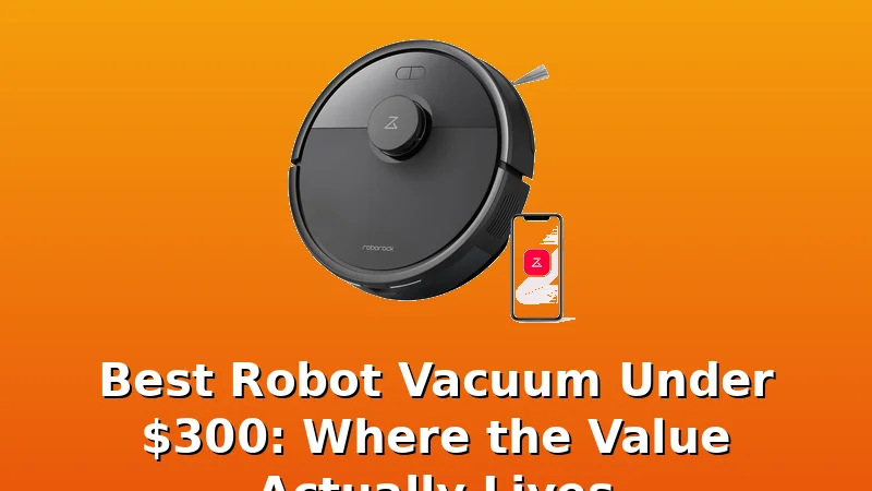 Best Robot Vacuum Under $300: Where the Value Actually Lives - Sweep Dock review with measurements and honest opinion