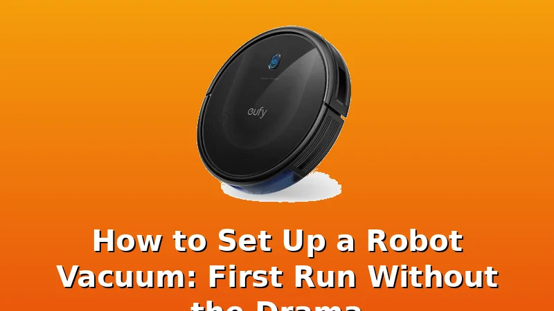 How to Set Up a Robot Vacuum: First Run Without the Drama - Sweep Dock review with measurements and honest opinion