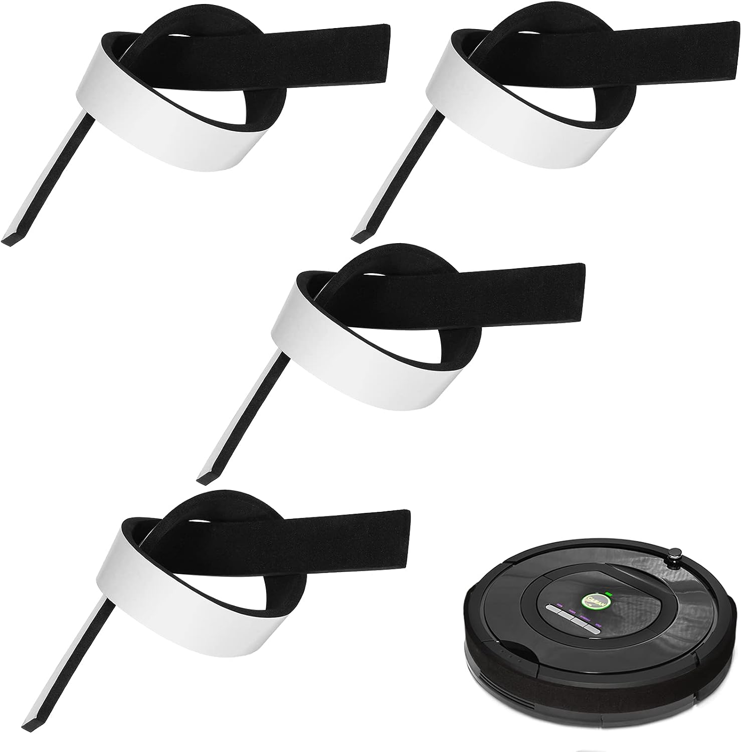 Outus 4 Pieces Robot Vacuum Bumper (B09G2PJF5J)