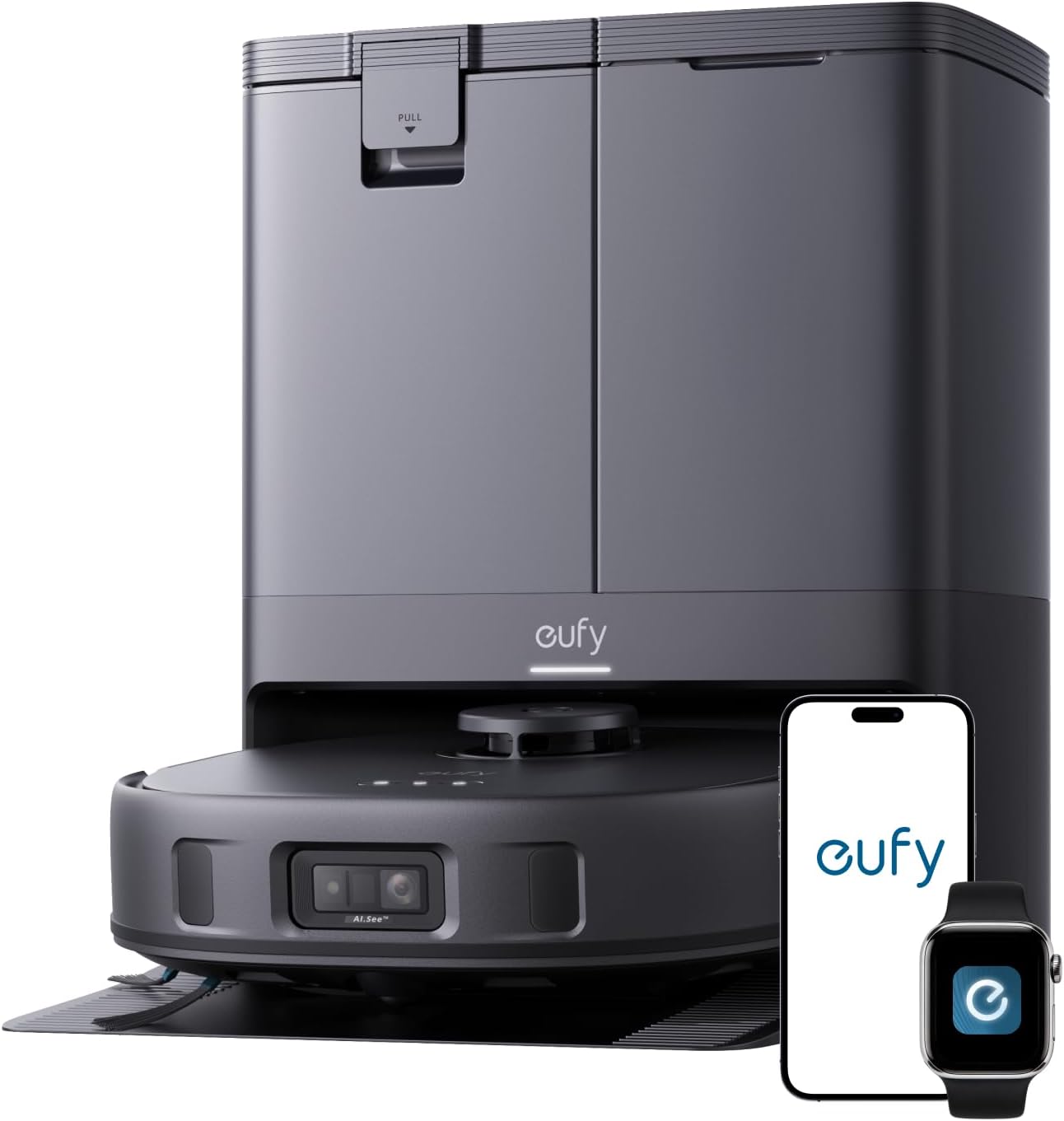 eufy X10 Pro Omni Robot Vacuum and Mop Combo,Dual Mops with 12 mm Auto-Lift