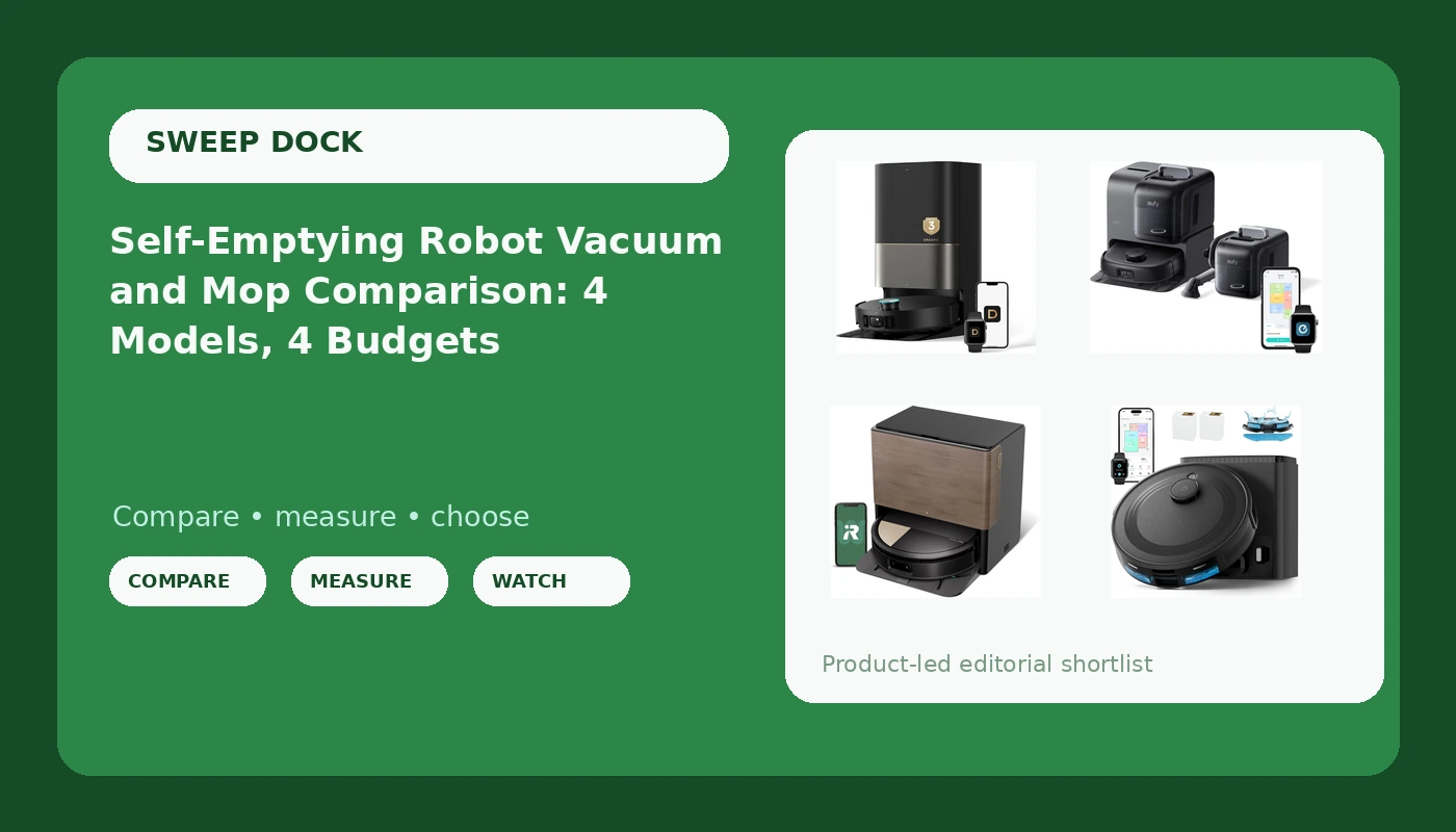 Self-Emptying Robot Vacuum and Mop Comparison: 4 Models, 4 Budgets